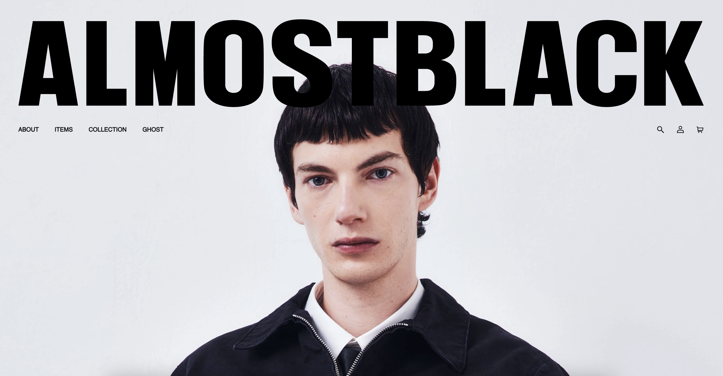 ALMOSTBLACKのオンラインサイトをリニューアルオープンしました。